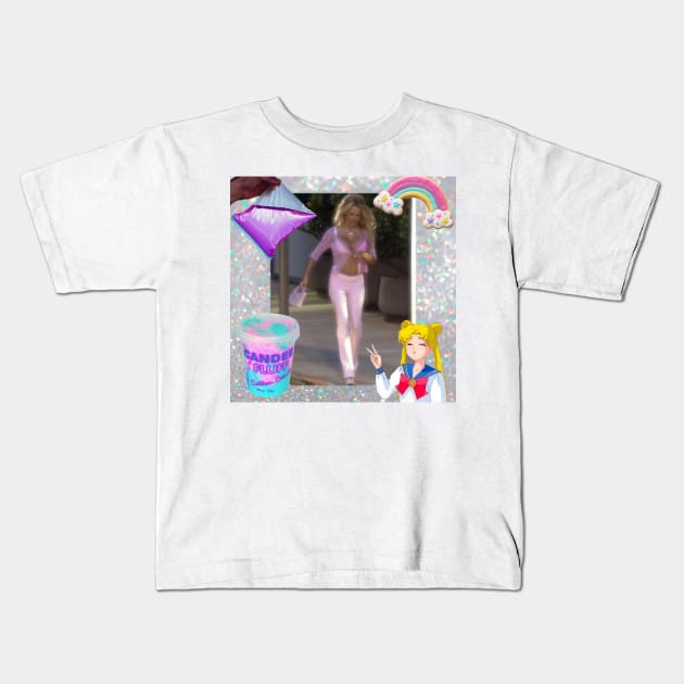 Pamela Anderson Candy Kids T-Shirt by DestroyMeDaddy